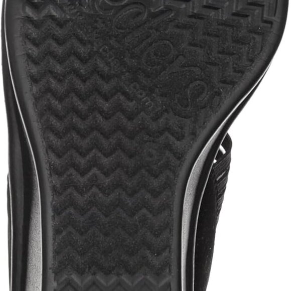 Women'sWedge Sandal Textile Synthetic Size 10 Memory Foam Arch Cushion - Picture 2 of 6